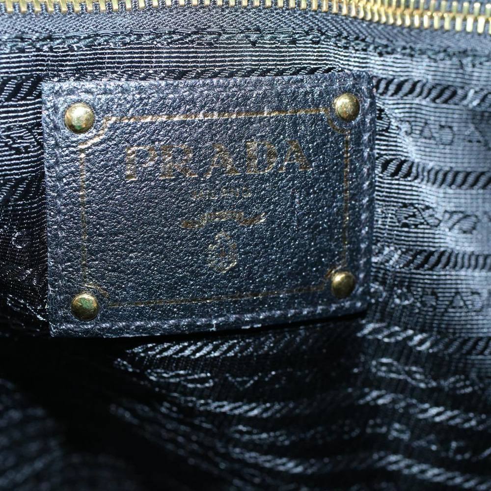 PRADA Tote Bag Nylon Black Auth ac2376 - Picture 14 of 16